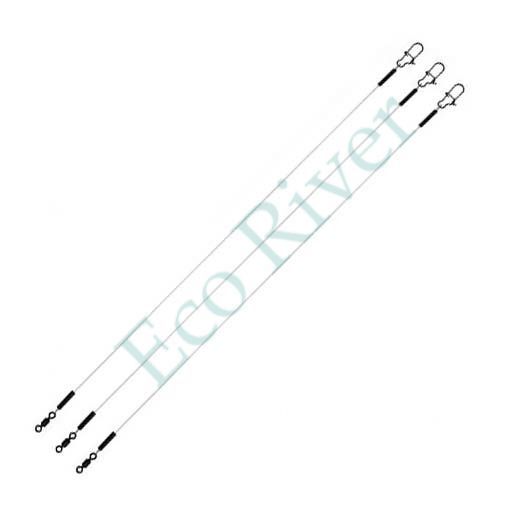 Поводок ПРОСТО флюорокарбон 30см 0.6мм 16.5кг 3шт