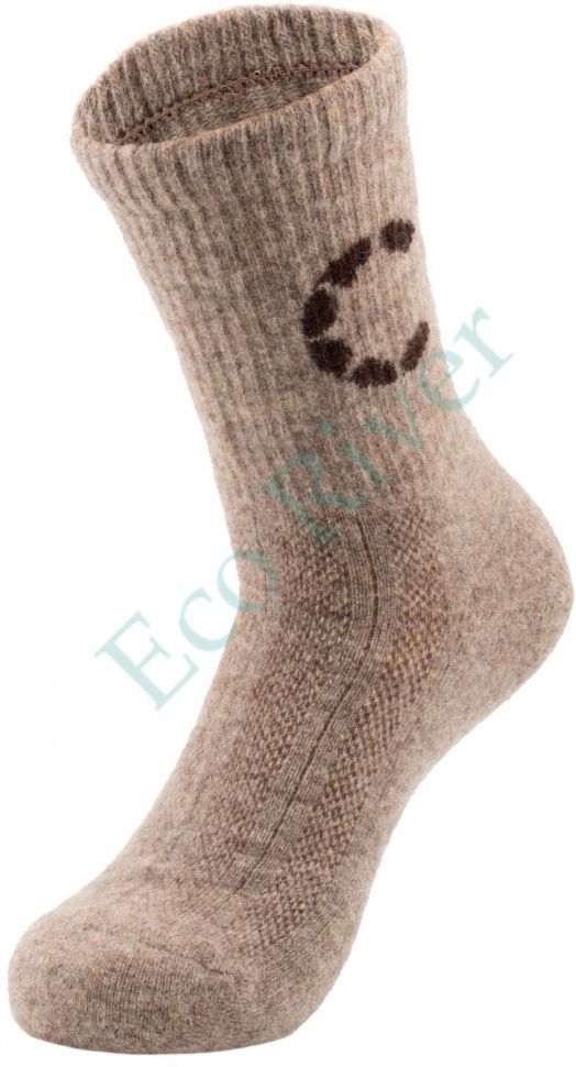 Термоноски Следопыт Organic wool socks YAK, natural brown, р.38-40 /125/