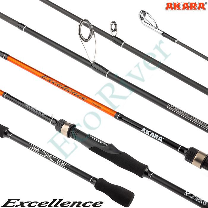 Спиннинг Akara Excellence ML 802 (3-17) 2,4 м