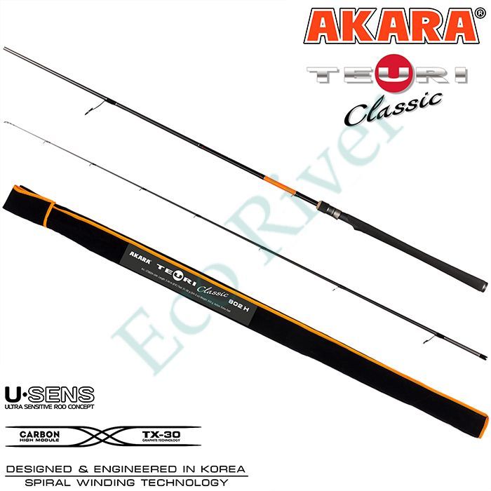 Спиннинг Akara Teuri Classic H802 TX-30 (21-56) 2,44 м