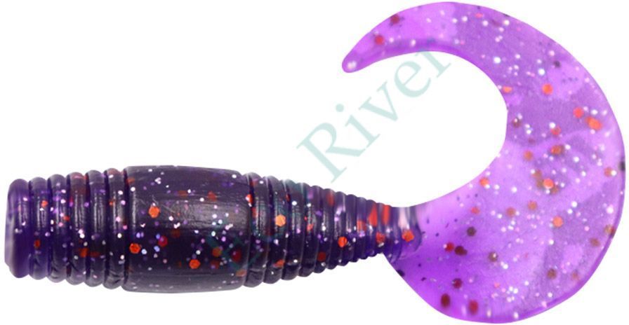Твистер Yaman Pro Spry Tail, р.2 inch, цвет #08 - Violet (уп.10 шт)